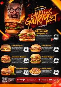 #3 Cardápio para Hamburgueria ★(PSD|PREMIUM|MODERNO)★ - Others