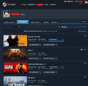 Conta steam com CS2 + RDR2 - Counter Strike