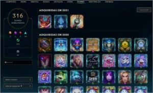 CONTA LEAGUE OF LEGENDS - 490 SKINS LOL