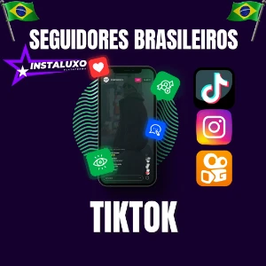 1000 Seguidores Brasileiros para TikTok