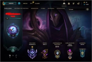 CONTA DIAMANTE 4 COM 3 ULTIMATES - League of Legends LOL