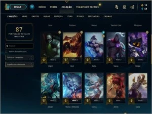 Conta Unranked LV30  7 Skins, 31 campeos - League of Legends LOL