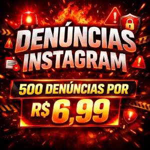 Compre Denuncia Instagram 500 por apenas R$ 6,99 - Redes Sociais