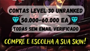 CONTA SMURF LVL 30 - ESCOLHA SUA SKIN - League of Legends LOL