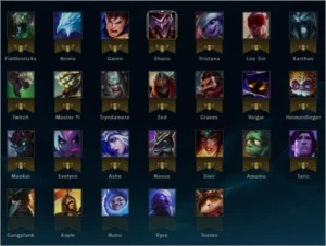 conta unranked 47 campeões 7 skins 3 rune pages smurf barata - League of Legends LOL