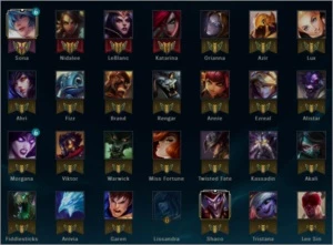 conta unranked 47 campeões 7 skins 3 rune pages smurf barata - League of Legends LOL