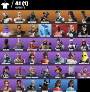 Eason 5 Full + Midas + Deadpool + 41 Skins + Muitos Jogos - Fortnite