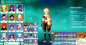 🌟Genshin Impact  conta diluc+tumulo Kokomi venti AR10 NA🌟