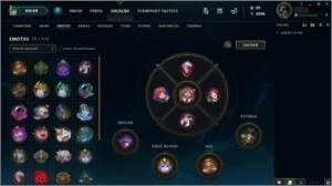 CONTA GOLD 4 - 70 CAMPEÕES E 32 SKINS - League of Legends LOL