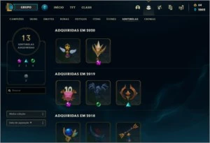 Conta no League Of Legends TOP LOL