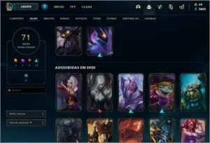 Conta no League Of Legends TOP LOL