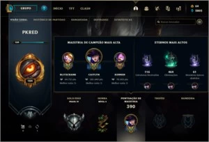 Conta no League Of Legends TOP LOL