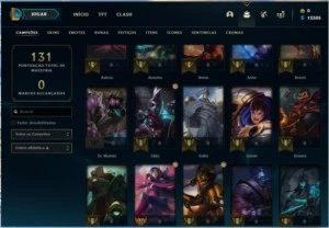 Conta de lol nível 71 - League of Legends