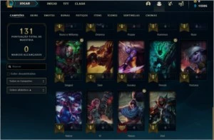 Conta de lol nível 71 - League of Legends