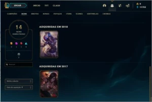 Conta de lol nível 71 - League of Legends