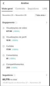 Conta tiktok 83.5k barato - Redes Sociais