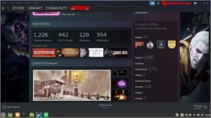Conta Steam com 1300 jogos