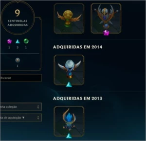 conta com riven 2012, ícones e wards raras - League of Legends LOL