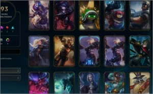 conta com riven 2012, ícones e wards raras - League of Legends LOL