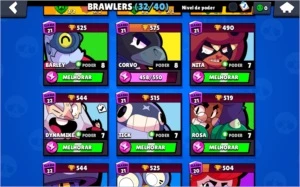 Conta Brawls Stars semi Full - Brawl Stars