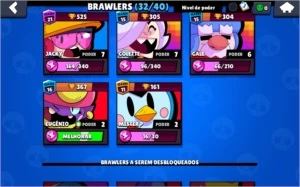 Conta Brawls Stars semi Full - Brawl Stars