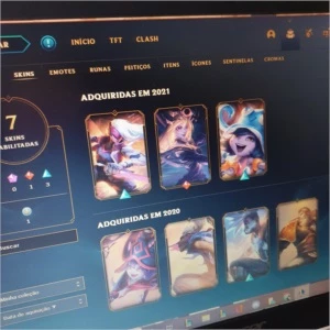 conta gold1 lvl 48 - League of Legends LOL