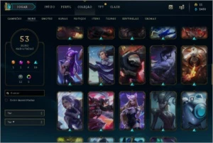 CONTA DE LOL MAIN YASUO LV 375, 53 SKINS MUITA MAESTRIA!!! - League of Legends