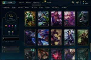 CONTA DE LOL MAIN YASUO LV 375, 53 SKINS MUITA MAESTRIA!!! - League of Legends