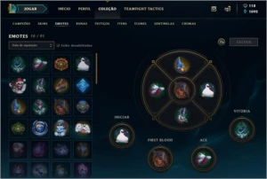 Conta Platina II 50 skins  Bom MMR - League of Legends LOL