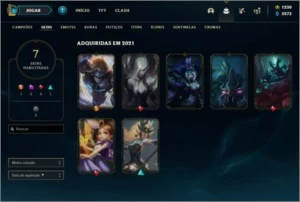 Conta Diamante 2 com RP e vários champs - League of Legends LOL