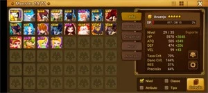 CONTA REROLL LVL12 COM 2 NAT5 SUMMONERS WARS