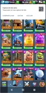 conta clash royale