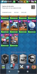 conta clash royale