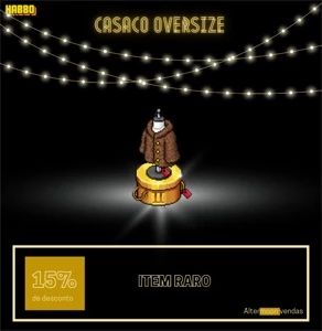 (PROMOÇÃO) Casaco Oversize  ÚLTIMO DO ESTOQUE - Habbo
