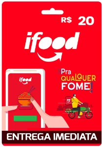 Gift Card Ifood R$20 - Brasil - Cartao/vale Presente - Gift Cards