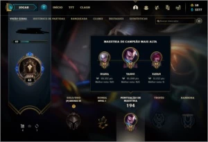 Conta de lol bronze 3(provisorio) com skins top - League of Legends