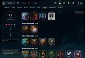 Conta de lol bronze 3(provisorio) com skins top - League of Legends