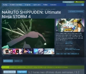 Conta Steam Naruto Shippuden ultimate storm 4 + 4 DLC - Naruto Online