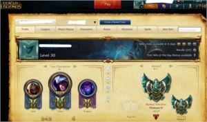 Conta PLATINA IV - IMPERDÍVEL - League of Legends LOL