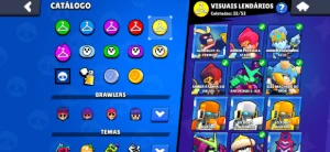 105/105 BRAWLERS/ 125k troféus / 350+ skins - Brawl Stars