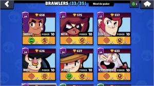 Conta brawl stars 22k max quase full