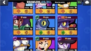 Conta brawl stars 22k max quase full