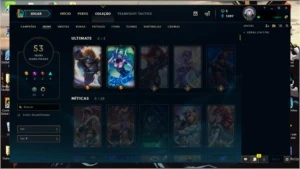 Conta Platina IV com TODOS os campeões, 53 skins 2 ultimates - League of Legends LOL