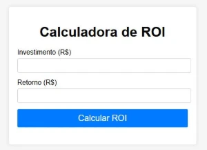 Simuladores de Investimentos em HTML, CSS e JS para Sites - Outros