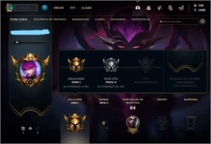 Conta gold 1 - League of Legends LOL