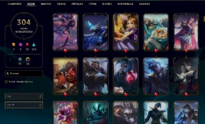 Conta ouro 4 - 304 SKINS - League of Legends LOL