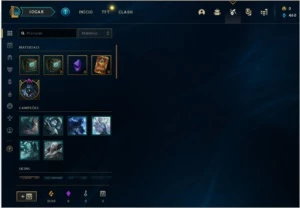 Conta plat 4  lvl 63 52%de winrate. - League of Legends LOL