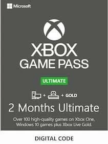 Xbox Gamepass Ultimate 2 Meses R$8,00 - Gift Cards