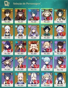 AR 57! Hutao,Zhongli, Venti Baal C1, Ganyu, Ayaka, Yelan - Genshin Impact