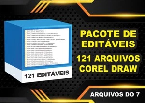 PACOTE COM 121 EDITÁVEIS - TRAMPOS DO 7 - Serviços Digitais